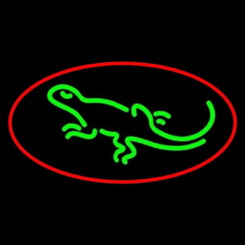 Reptile Logo Neonskylt