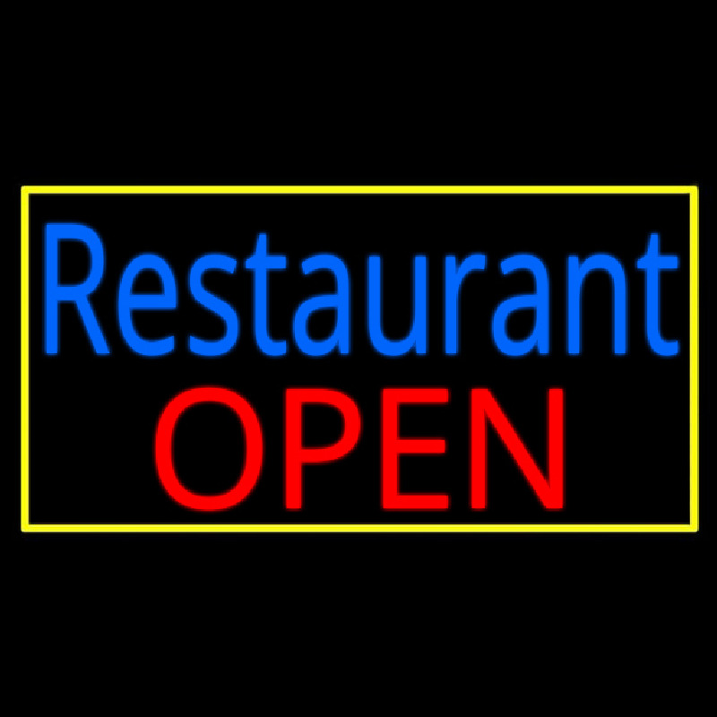 Restaurant Open 1 Neonskylt