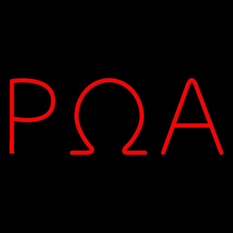 Rho Omega Alpha Neonskylt