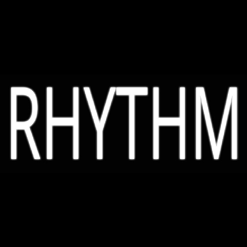 Rhythm Neonskylt