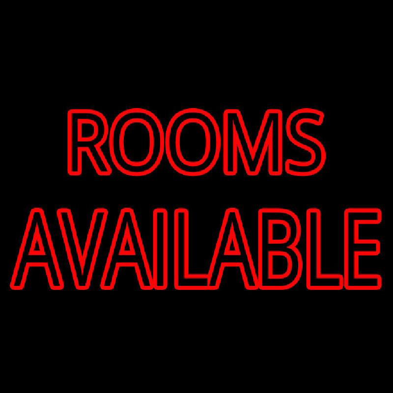 Rooms Available Vacancy Neonskylt