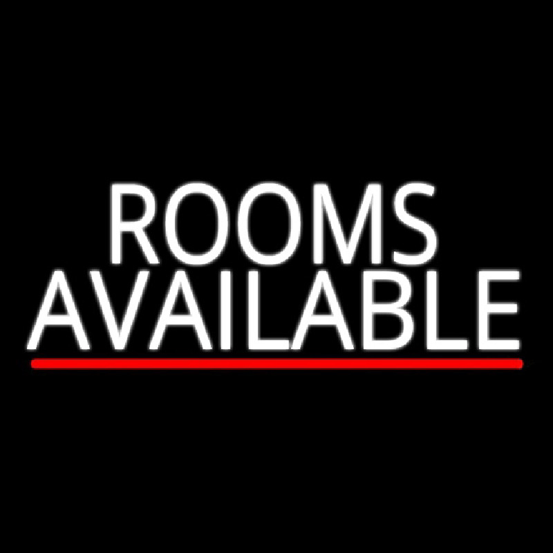 Rooms Available Vacancy Neonskylt