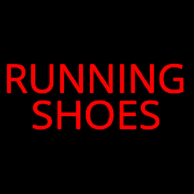 Running Shoes Neonskylt