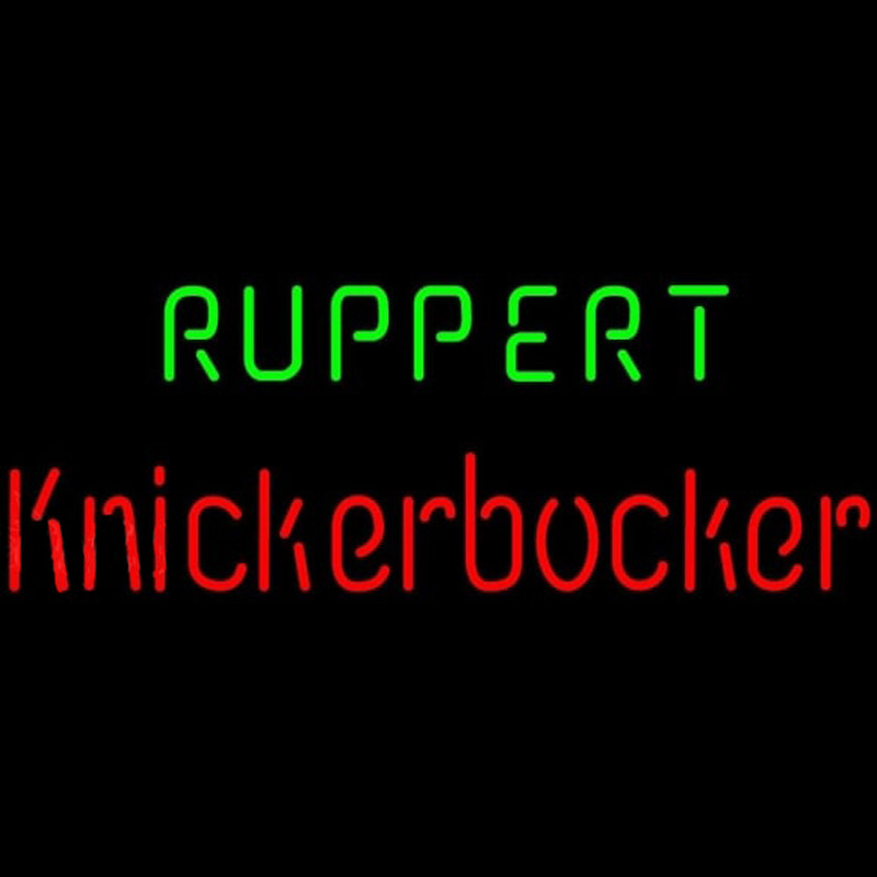 Ruppert Knickerbocker Neonskylt