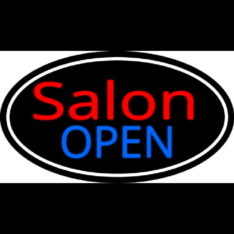 Salon Open Neonskylt