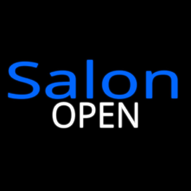 Salon Open Neonskylt