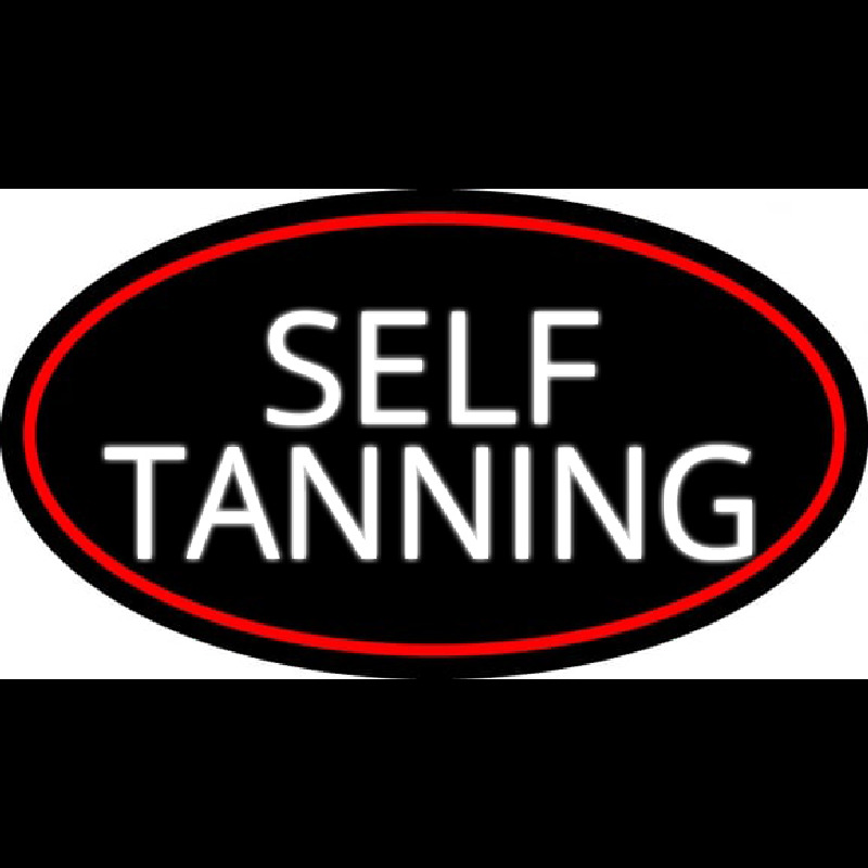 Self Tanning Neonskylt