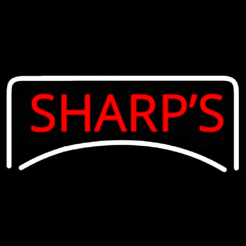 Sharps Neonskylt