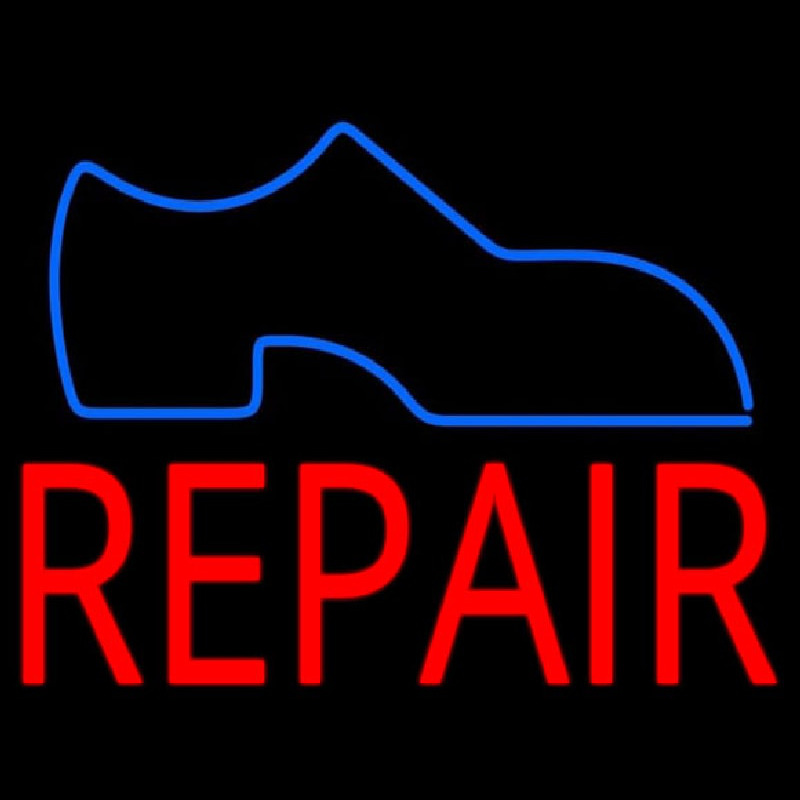 Shoe Logo Repair Neonskylt