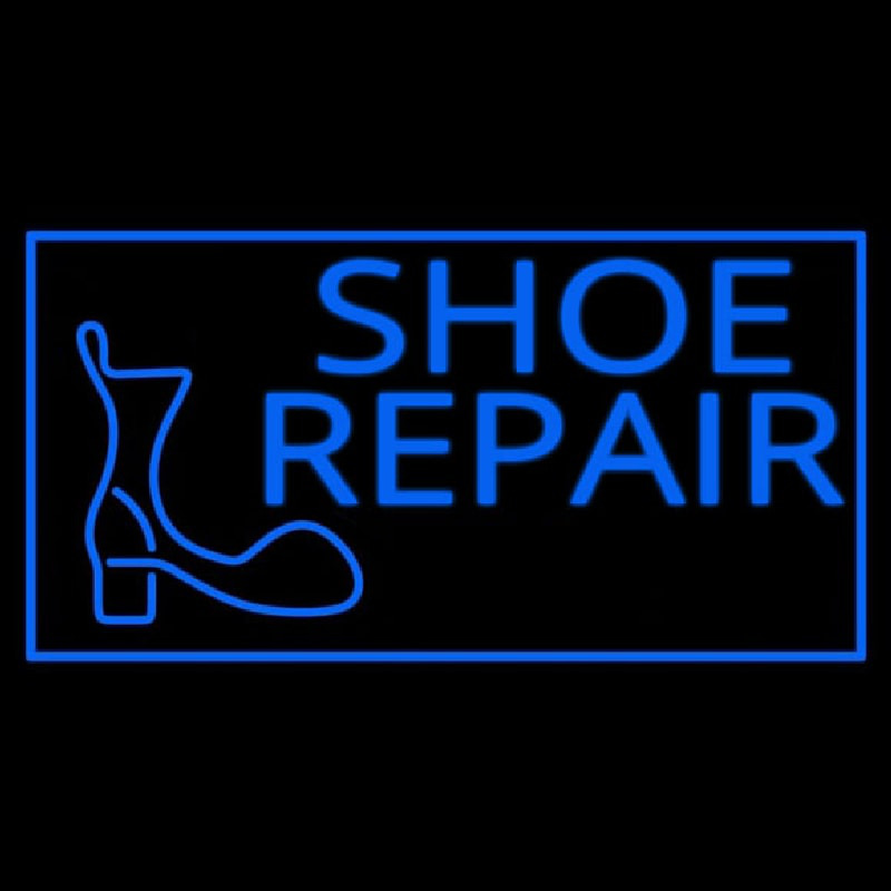 Shoe Repair Logo Neonskylt