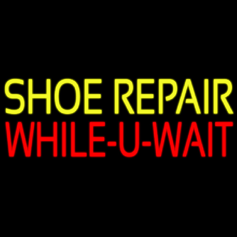 Shoe Repair While You Wait Neonskylt