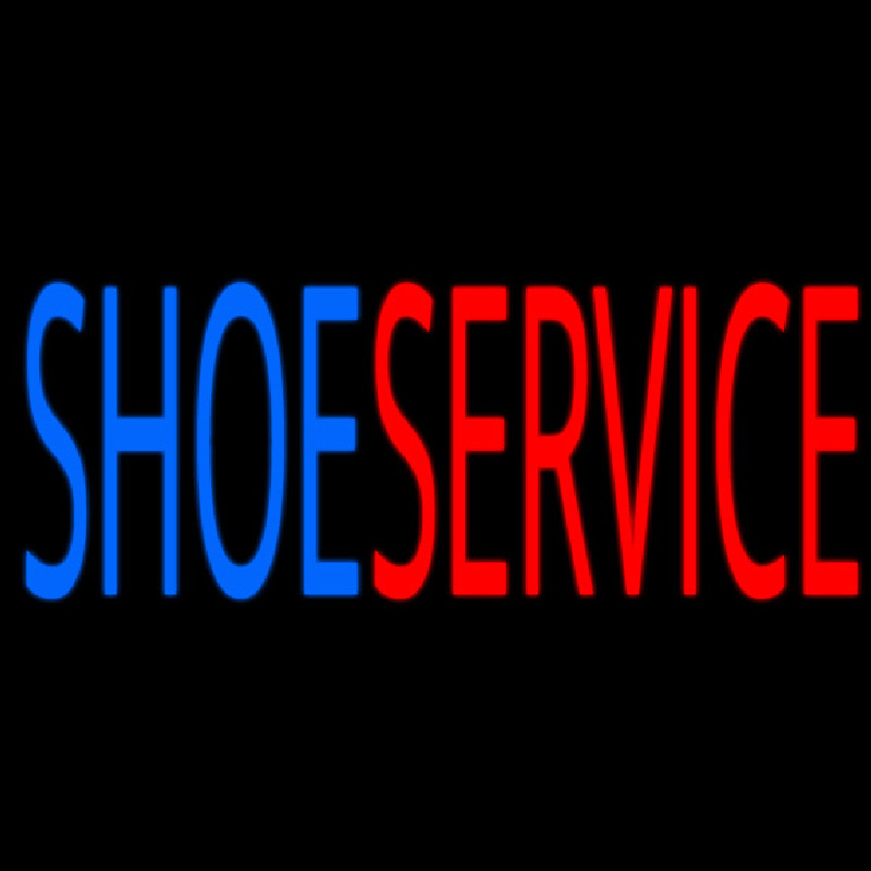 Shoe Service Neonskylt