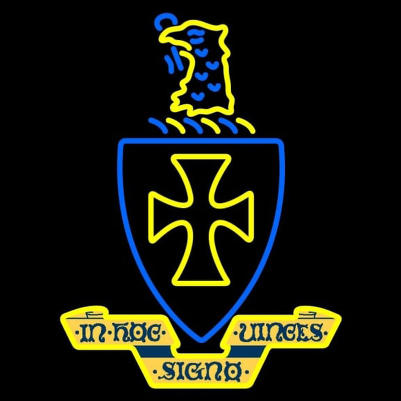 Sigma Chi Chapters Logo Neonskylt