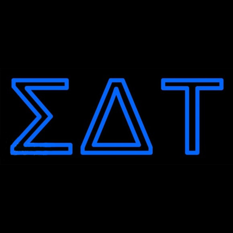 Sigma Delta Tau Neonskylt