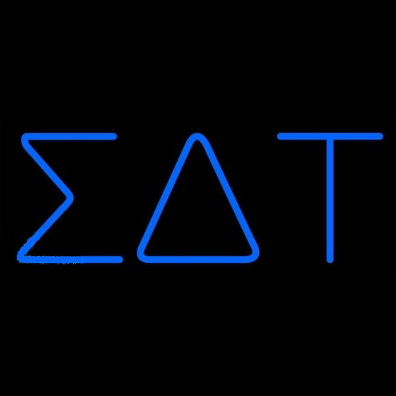 Sigma Delta Tau Neonskylt