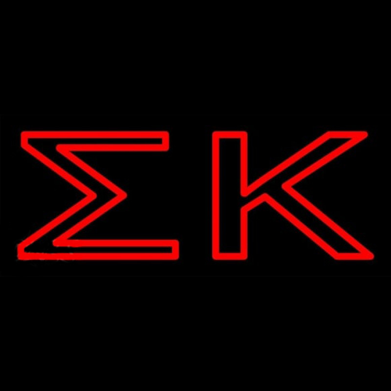 Sigma Kappa Neonskylt