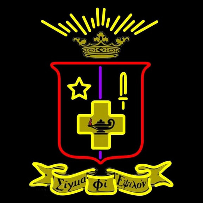 Sigma Phi Epsilon Chapters Logo Neonskylt