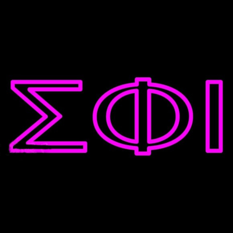 Sigma Phi Iota Neonskylt