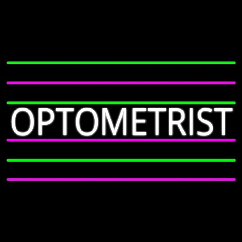 Simple Optometrist Neonskylt