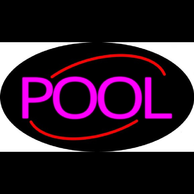 Simple Pool Neonskylt