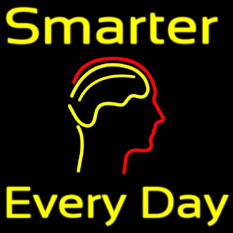 Smarter Every Day Neonskylt