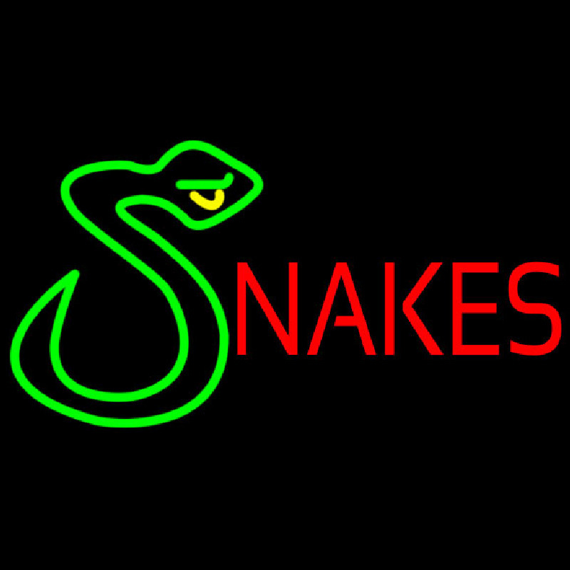 Snakes With Logo Neonskylt