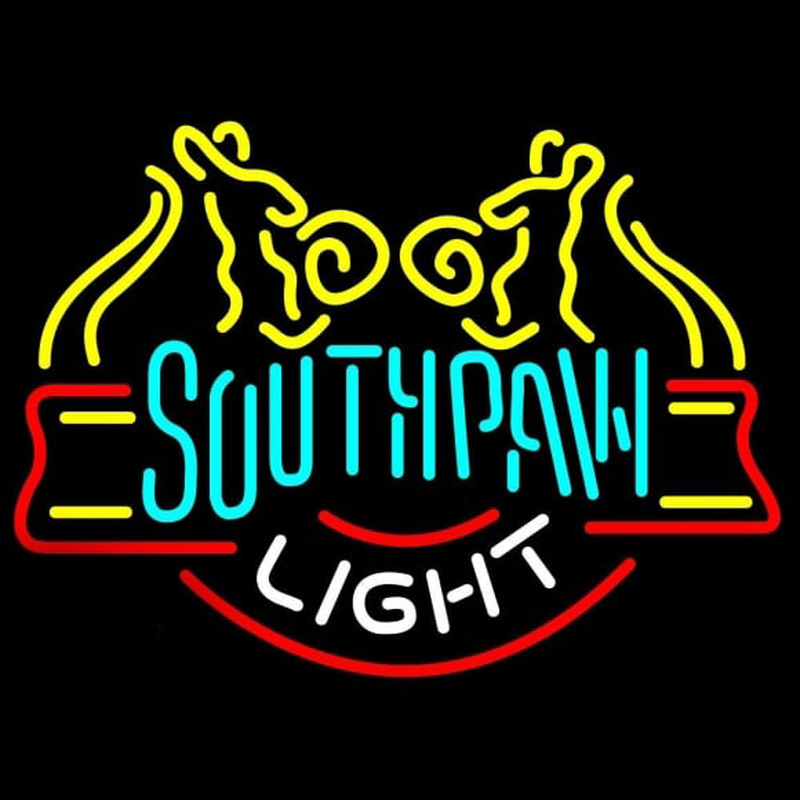 Southpaw Kangaroos Beer Sign Neonskylt