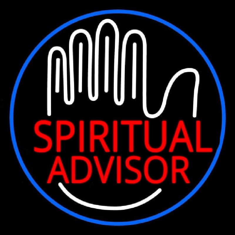 Spiritual Advisor Neonskylt