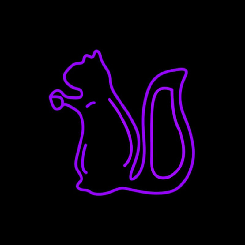 Squirrel Neonskylt