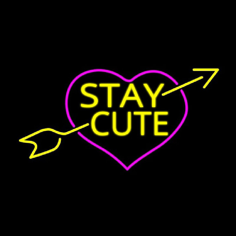 Stay Cute Neonskylt