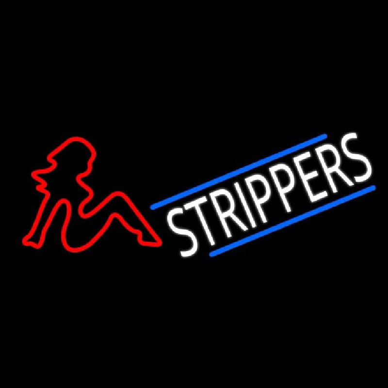 Strippers Neonskylt