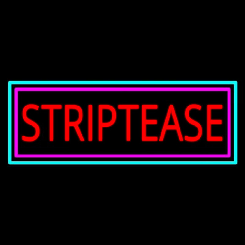 Striptease Neonskylt