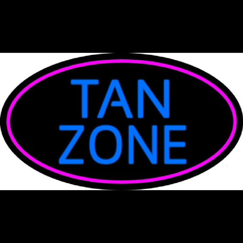 Tan Zone Neonskylt