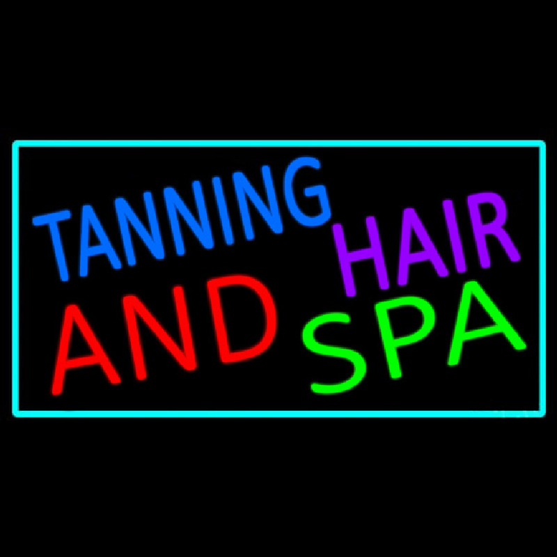 Tanning Hair And Spa Neonskylt