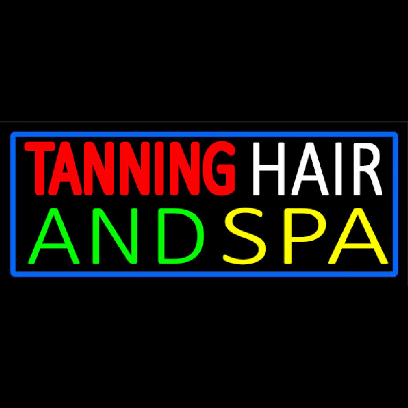 Tanning Hair And Spa Neonskylt