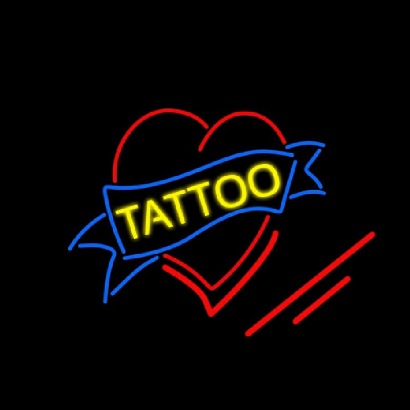 Tattoo Inside Heart Neonskylt