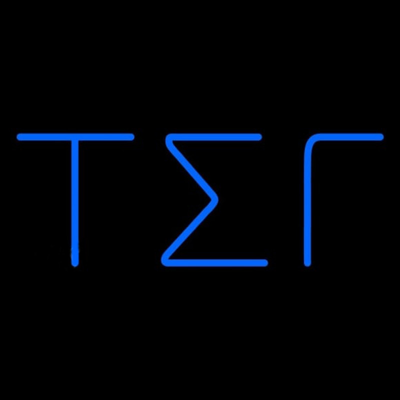 Tau Sigma Gamma Neonskylt