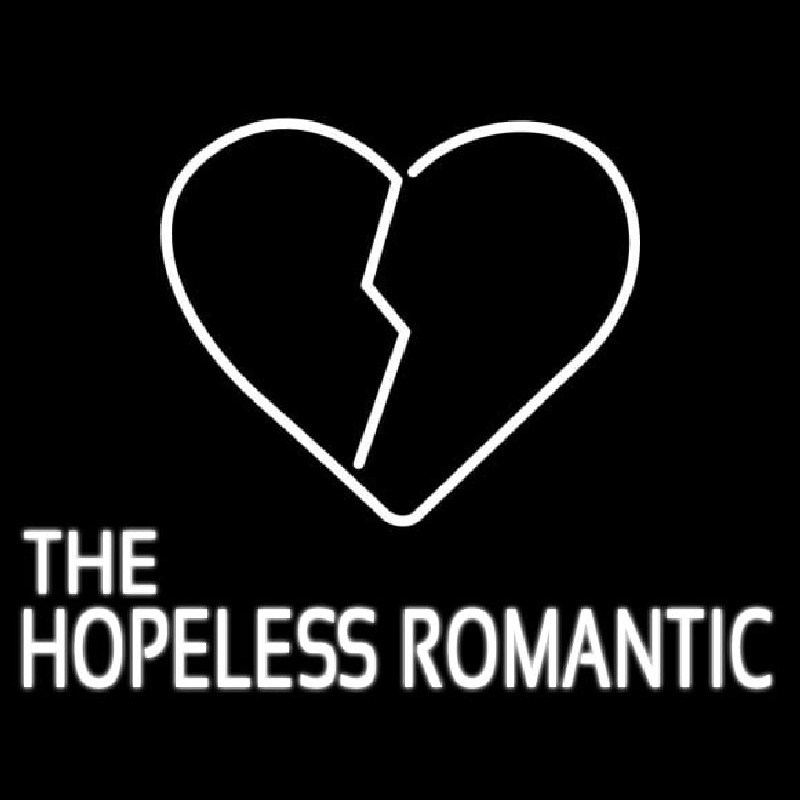 The Hopeless Romantic Neonskylt