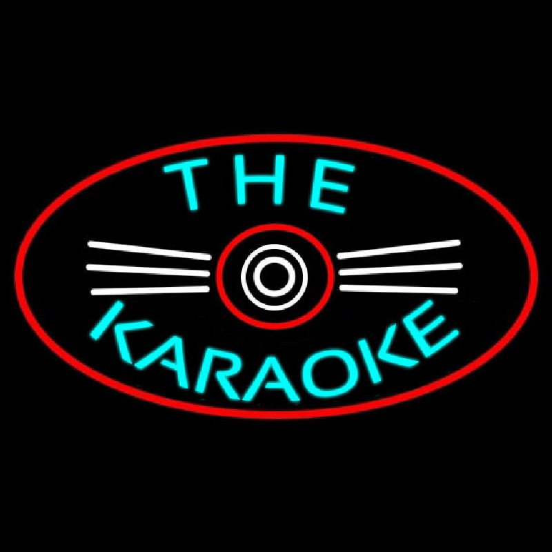 The Karaoke Neonskylt