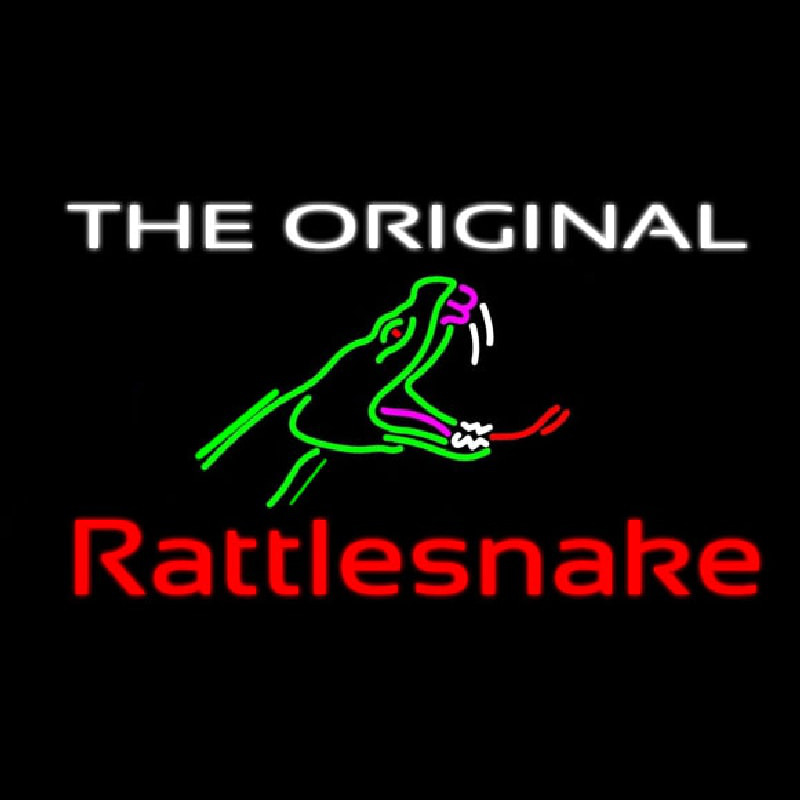 The Original Rattlesnake Neonskylt