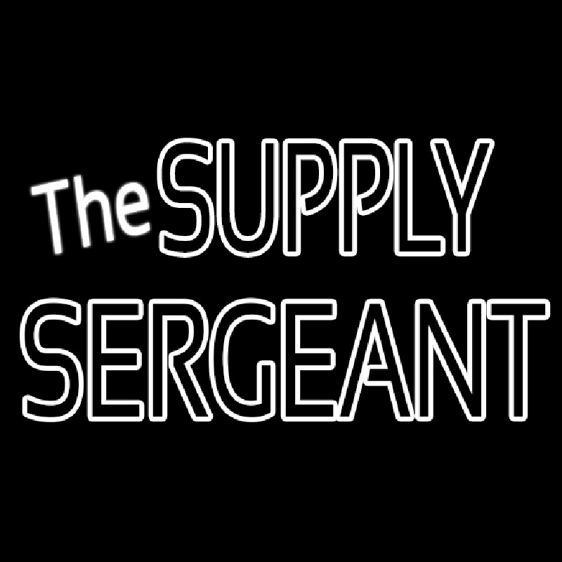 The Supply Sergeant Neonskylt