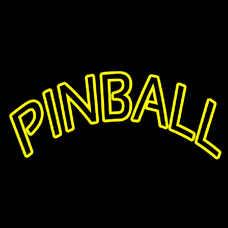 Tourquoise Pinball 1 Neonskylt