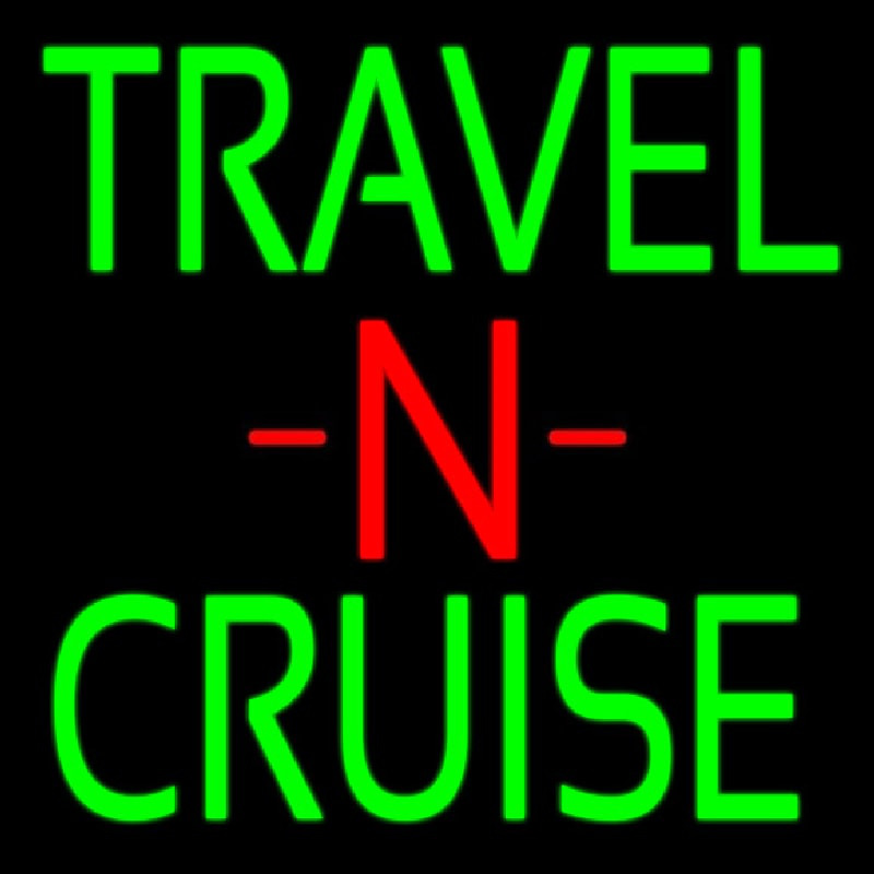 Travel N Cruise Neonskylt