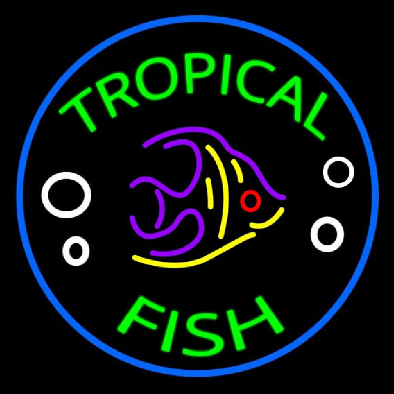 Tropical Fish Neonskylt