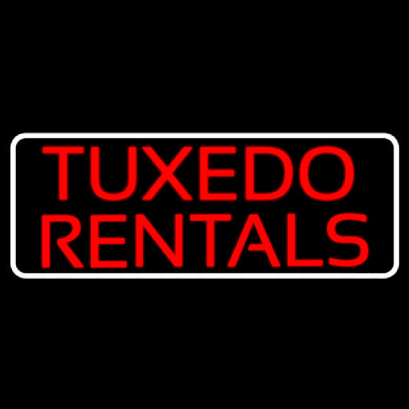 Tu edo Rentals Neonskylt