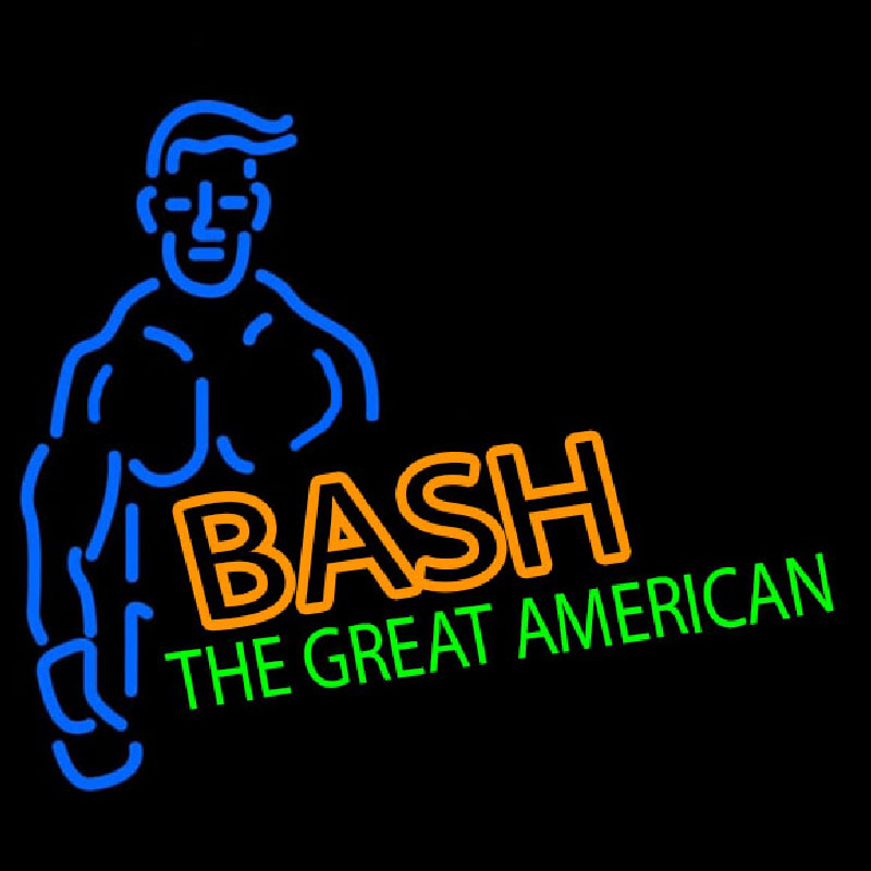 WWE The great American bash Neonskylt