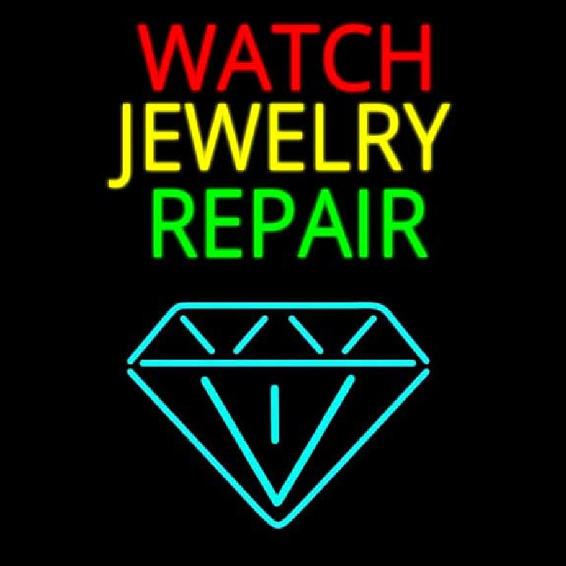 Watch Jewelry Repair With Logo Neonskylt