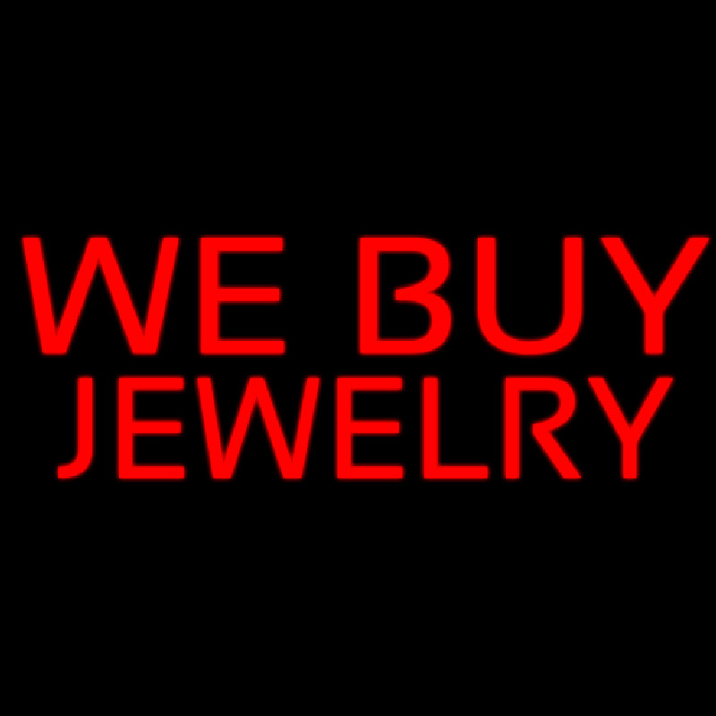 We Buy Jewelry Neonskylt