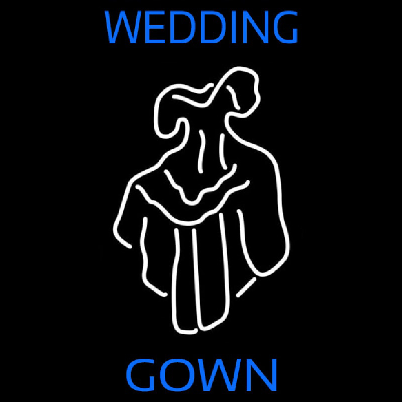 Wedding Gown Logo Neonskylt