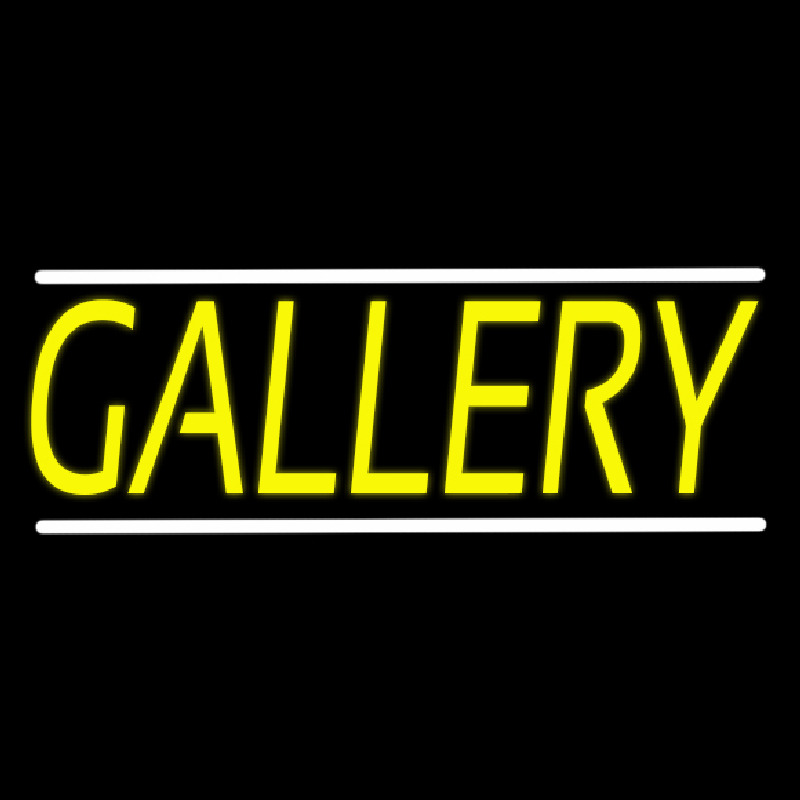 Yellow Gallery Neonskylt